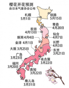 日本樱花前线前来报到，武汉的春天还远吗